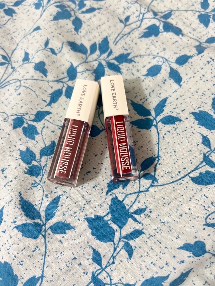 Love Earth Liquid Mousse Mini Lipstick Duo