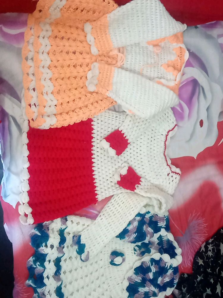 Woolen Frok  Combo For Kids