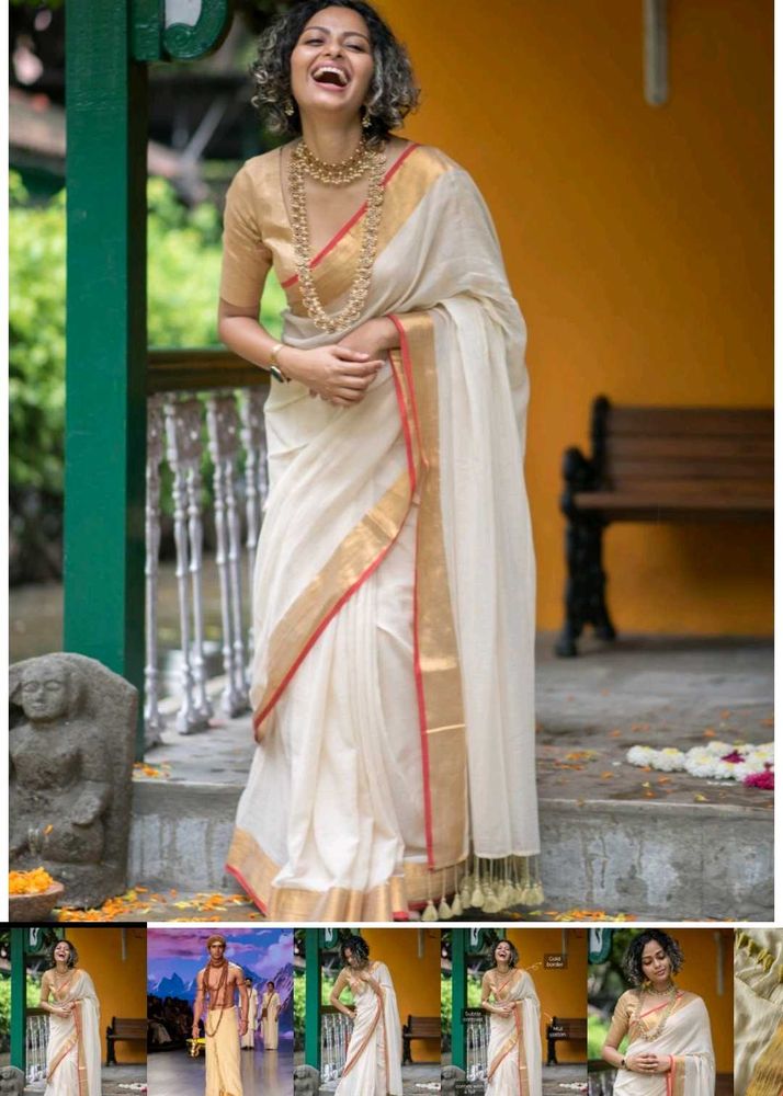 Suta Elegant Off-White Saree