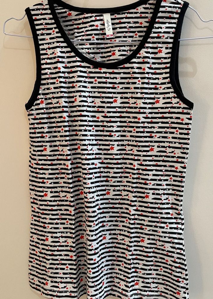 Striped Star Tank Top