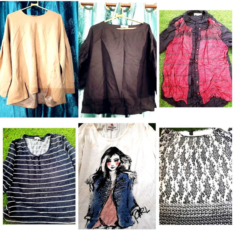 🔥6 Pc Combo🔥 Imported Tops and Tunics