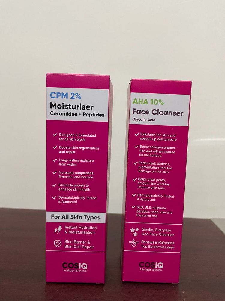 Combo Cosiq Facewash &amp; Moisturiser