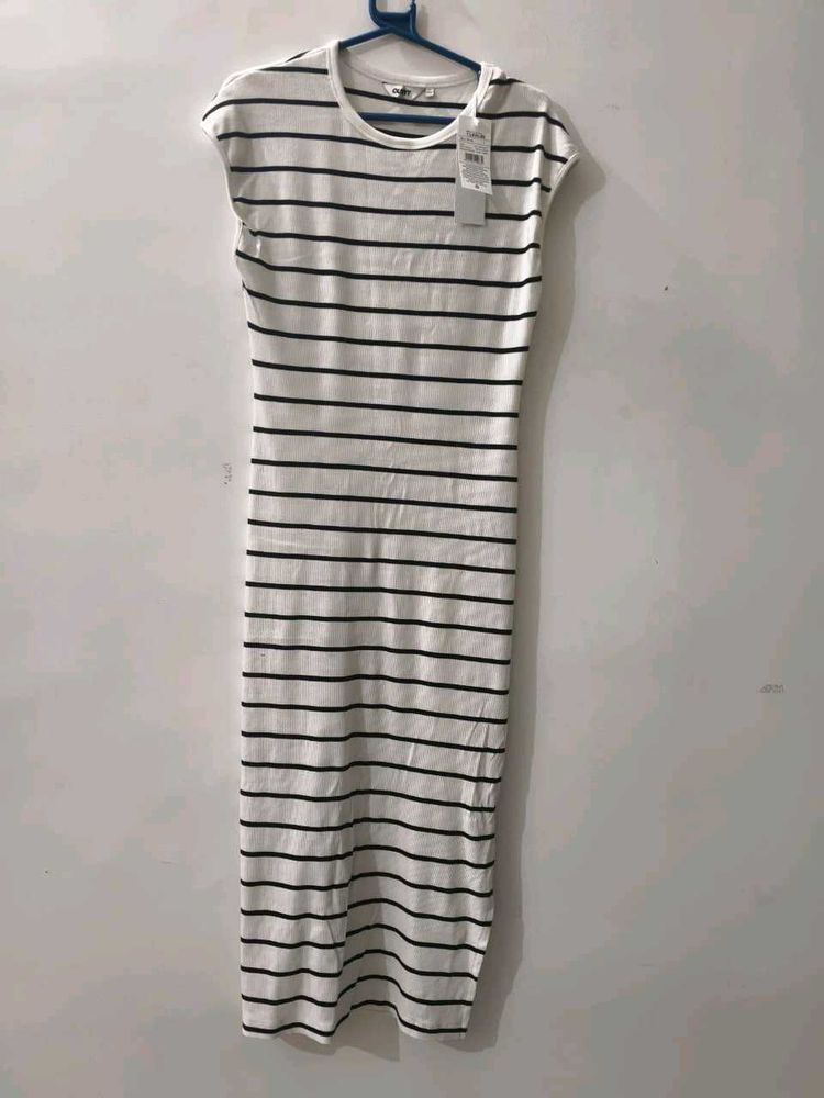 Striped Midi Dress