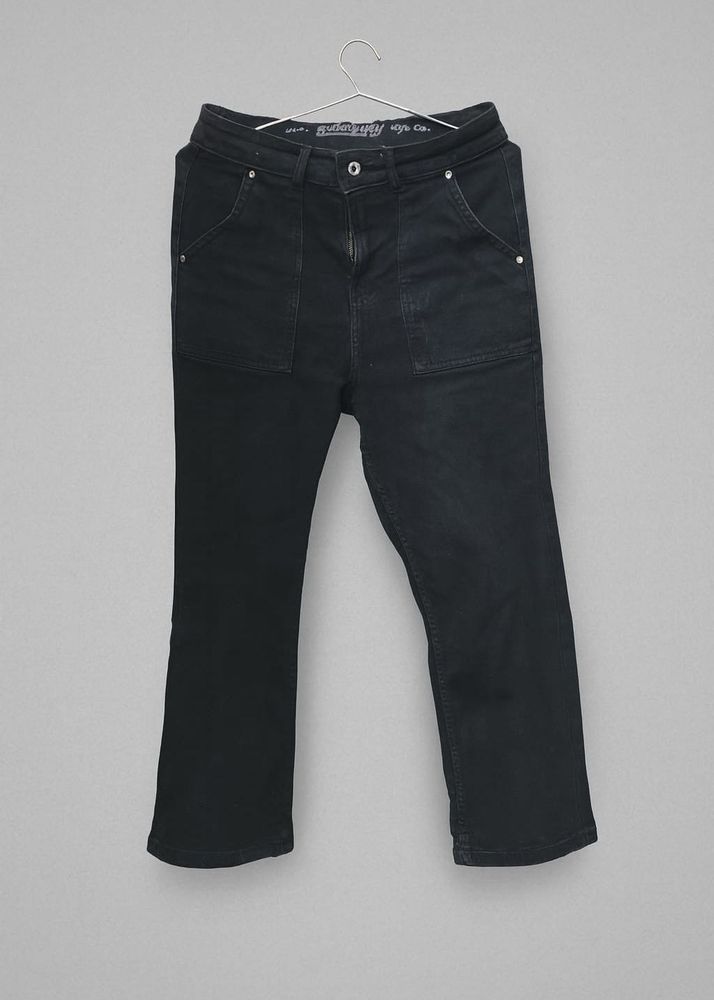 Black Denim Jeans(worn twice)