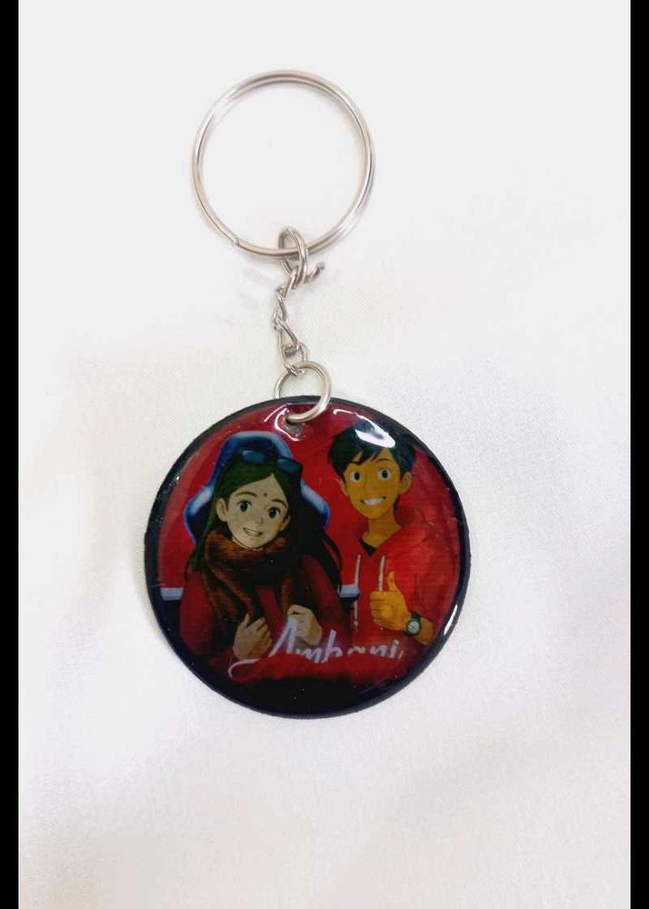 Keychain with Custom Photo Design