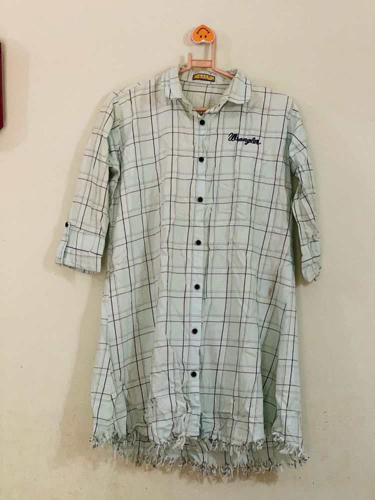 Wrangler Plaid Shirt Dress