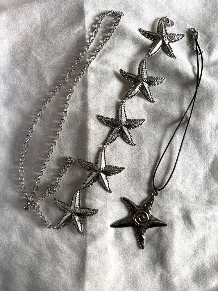 Starfish Pendant &amp; Belt Set