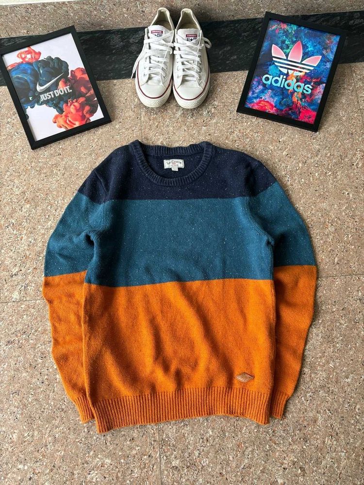 Striped Colorblock Sweater