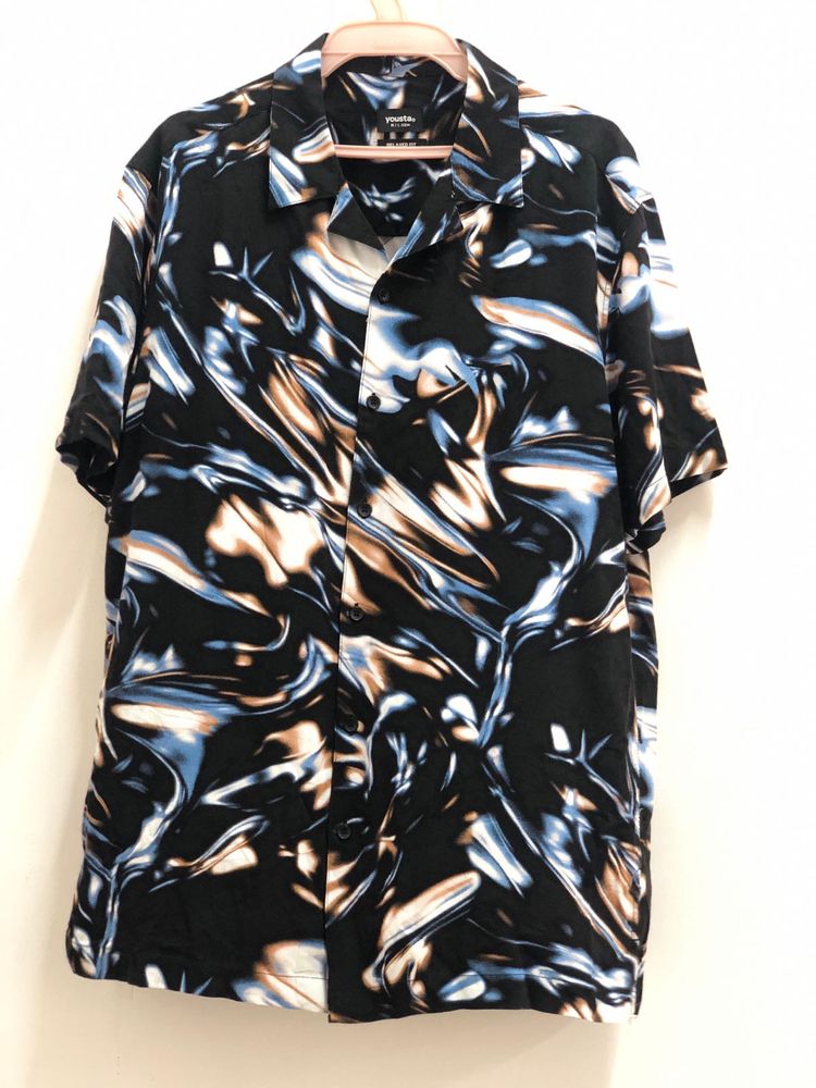 Relax Fit Cuban Collar Shirt