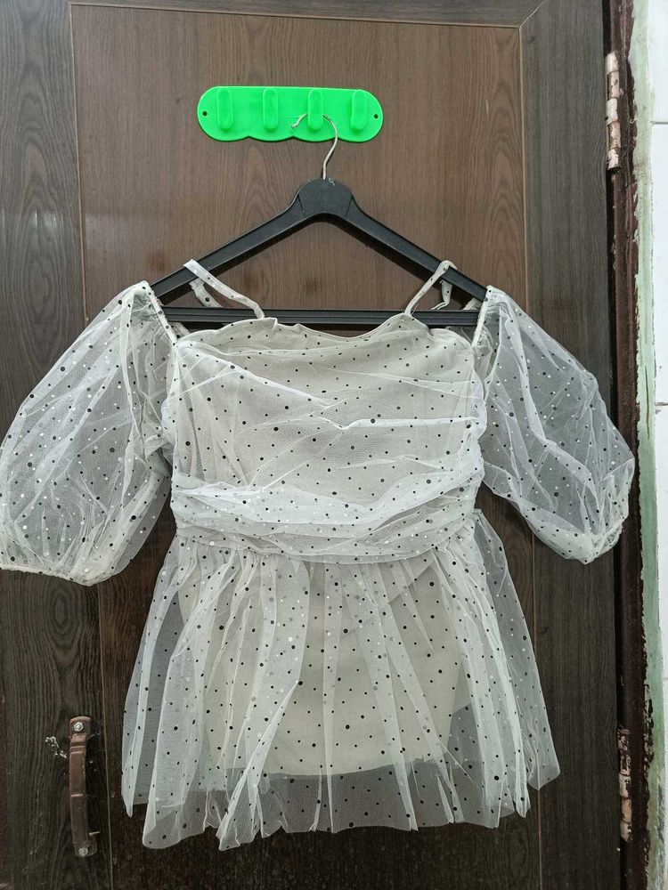 Sparkly Sheer Top