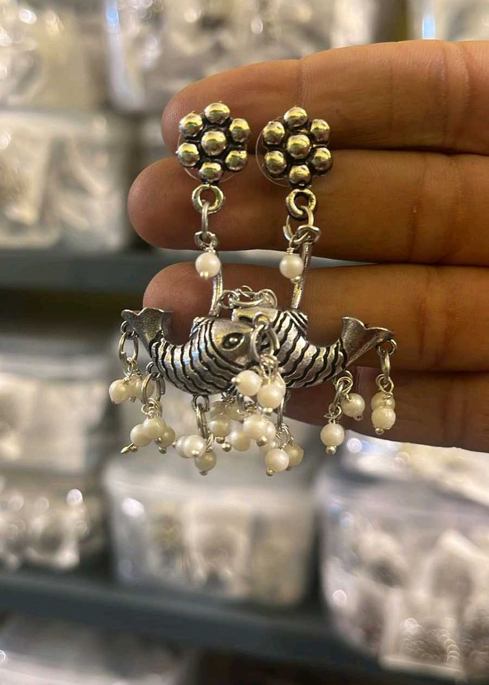 Fish Design Earrings