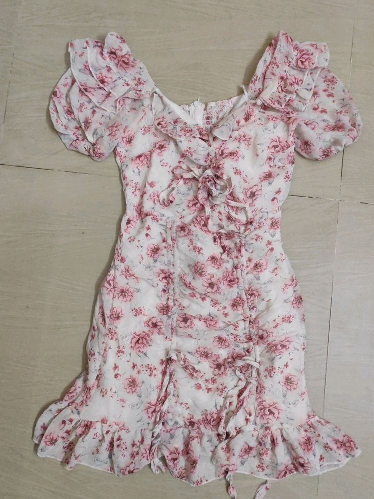 Pinterest Lace Pink Floral Dress