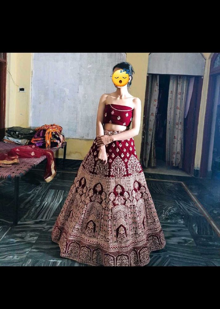 New Un - Stiched Bridal Lehenga