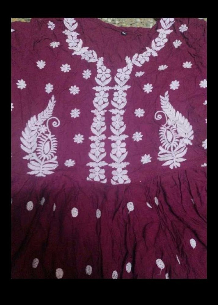Kurta In Frock Style