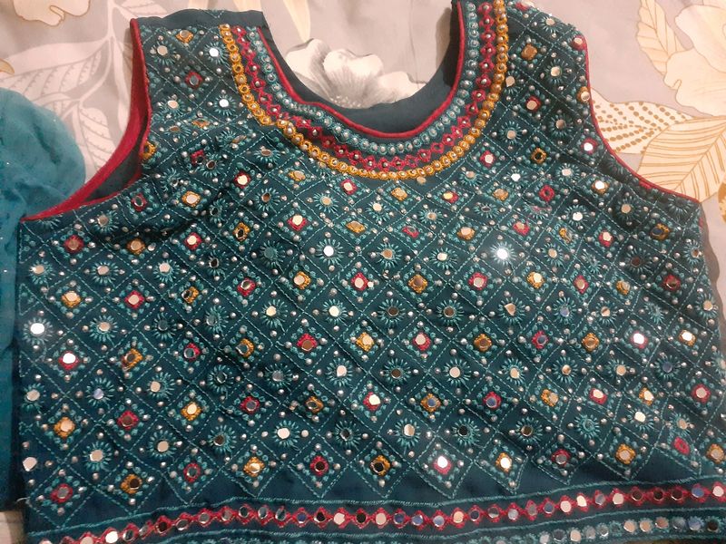 Lehenga Best Light To Dark Shades Of Sky Blue