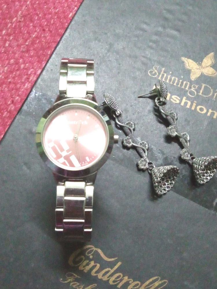 Watch &amp; Earring Set