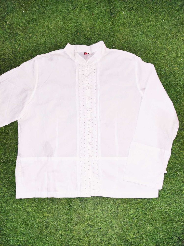 Designer White Top