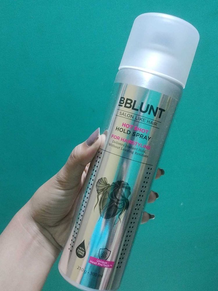 Bblunt hotshot hold spray💇🏻‍♀️✨