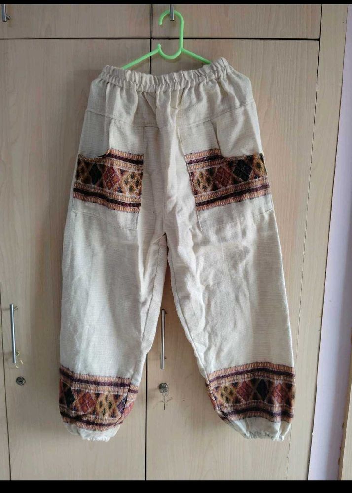 Boho Embroidered Harem Pants