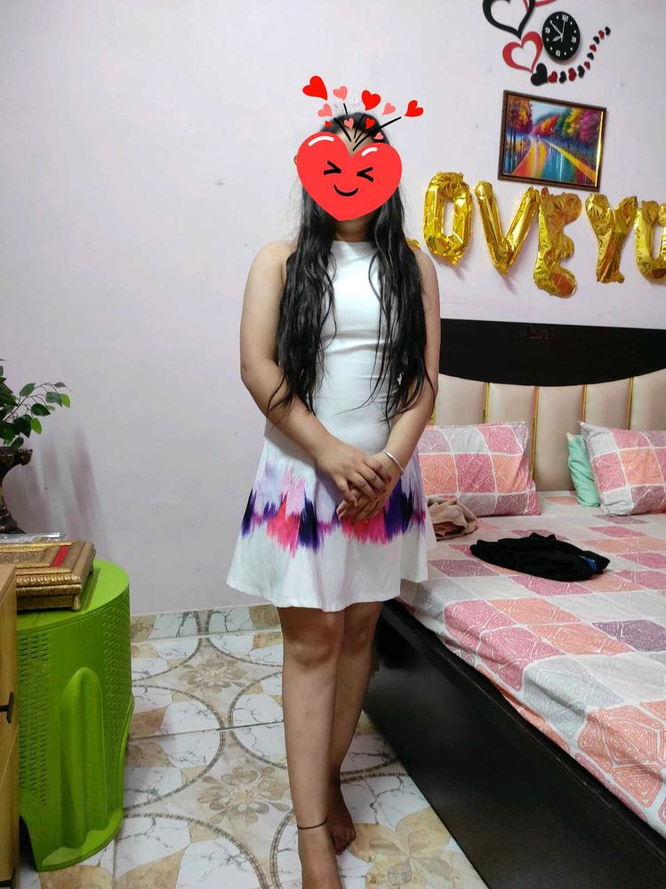 Halter Neck Skater Dress