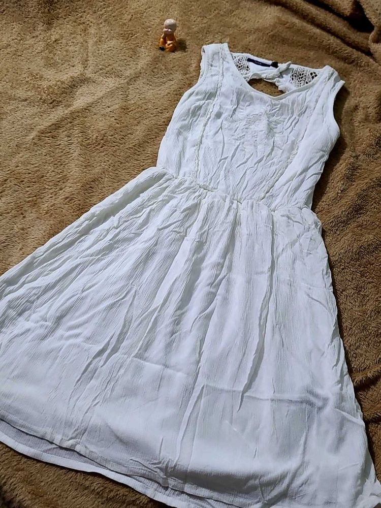 Mini White Dress