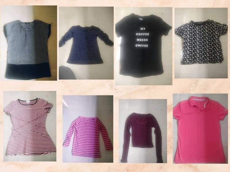 Causal Wear Shirts ( Crop Tops Xs Size )