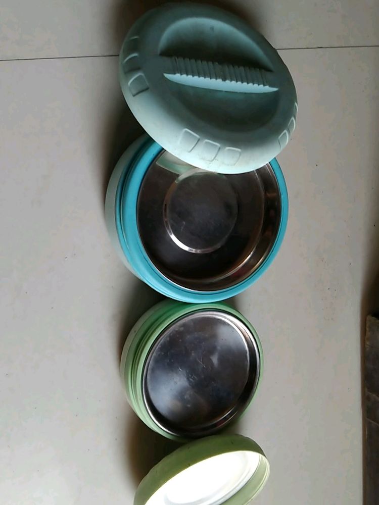 2 MILTON LUNCHBOXES