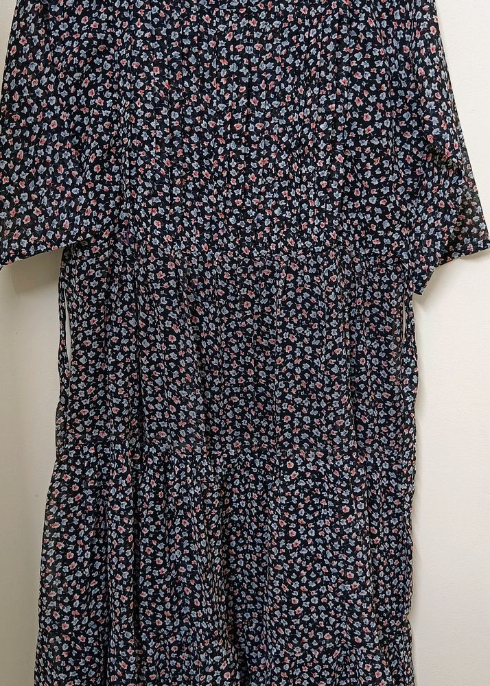 Floral Prinnt Maternity Dress
