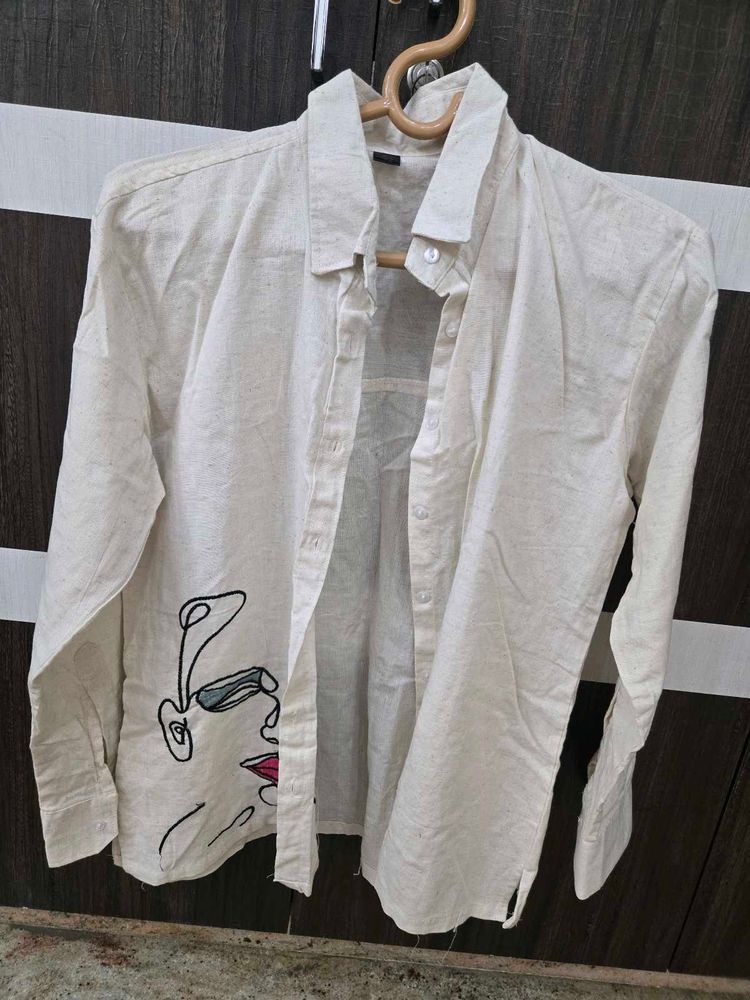 Unique Graphic Print Shirt