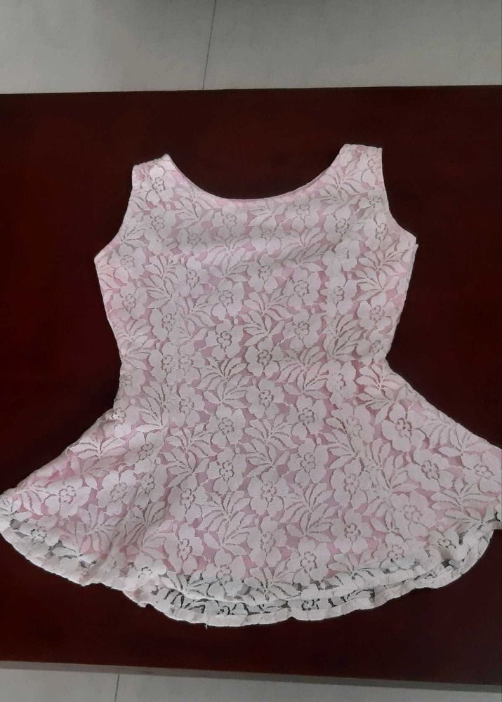 Pretty Pink lace top