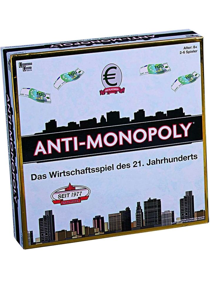 Anti-Monopoly Board Game