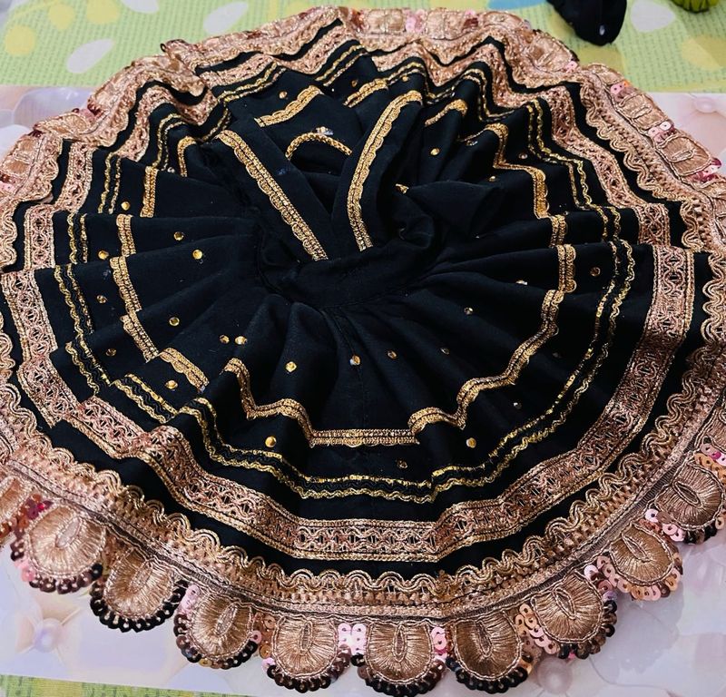 Black &amp; Gold Embellished Dress
