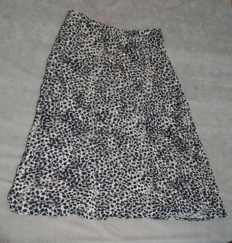 Animal Print Skirt