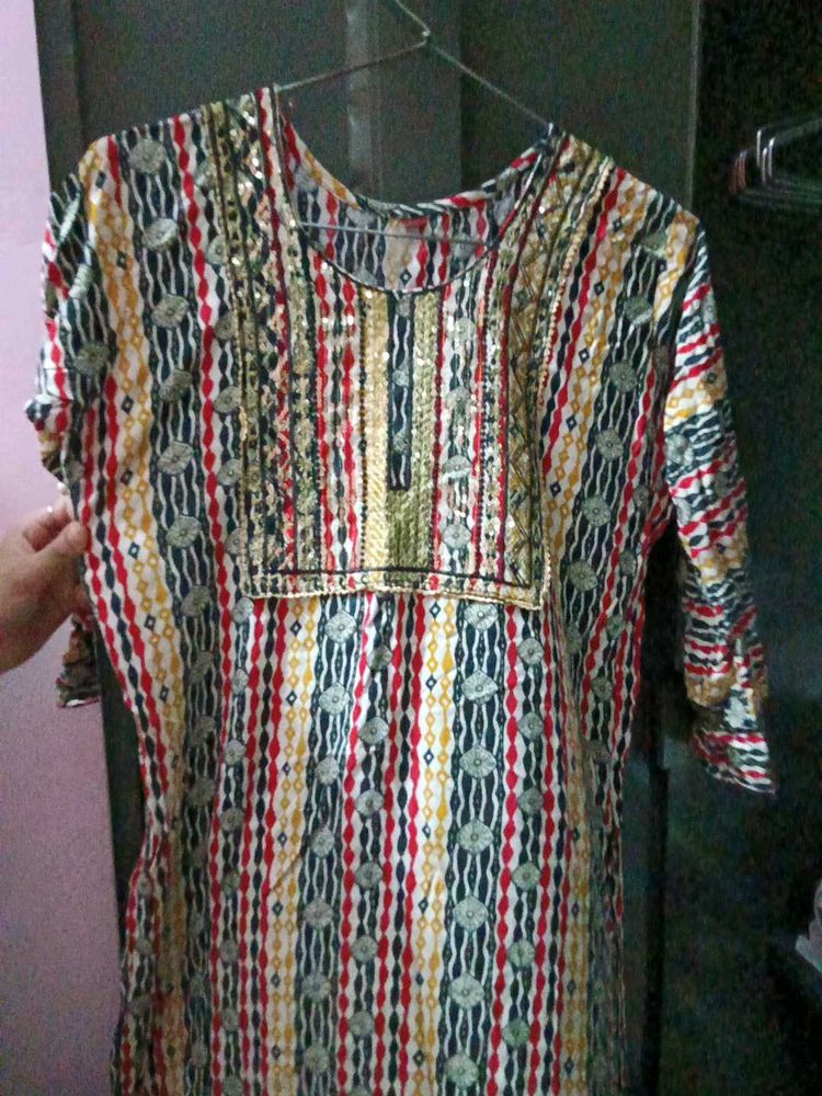 Colorful Printed Kurta