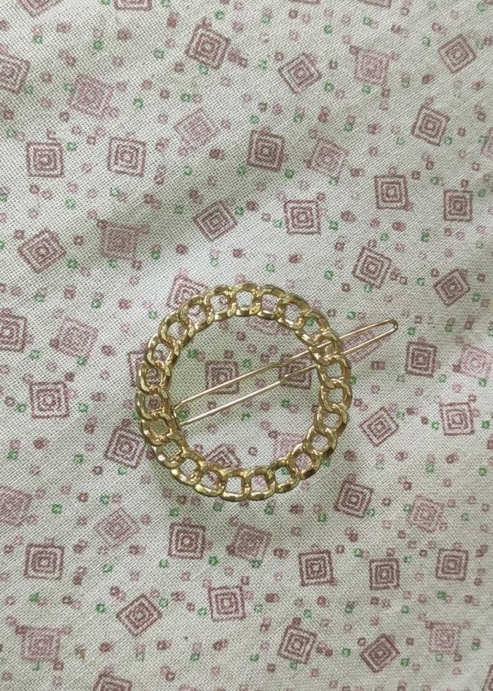 Gold Chain Hair Clip