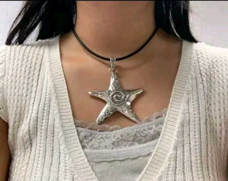 Y2k Star Necklace