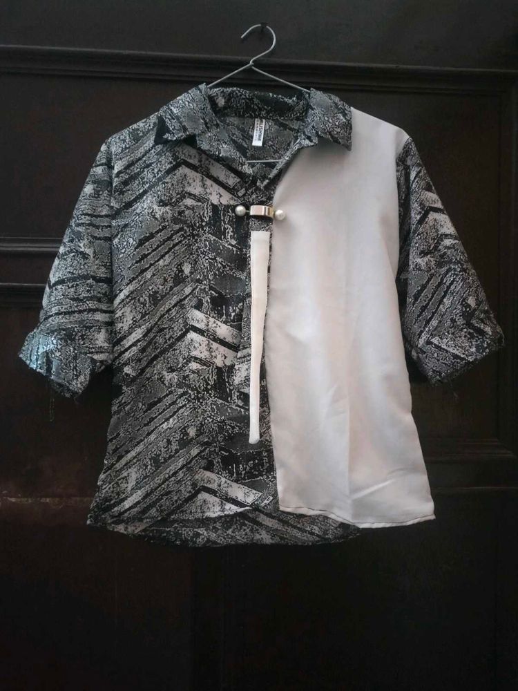 Unique Patterned Women's Top