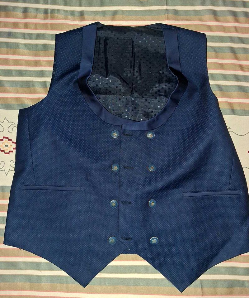 Navy Blue Waistcoat