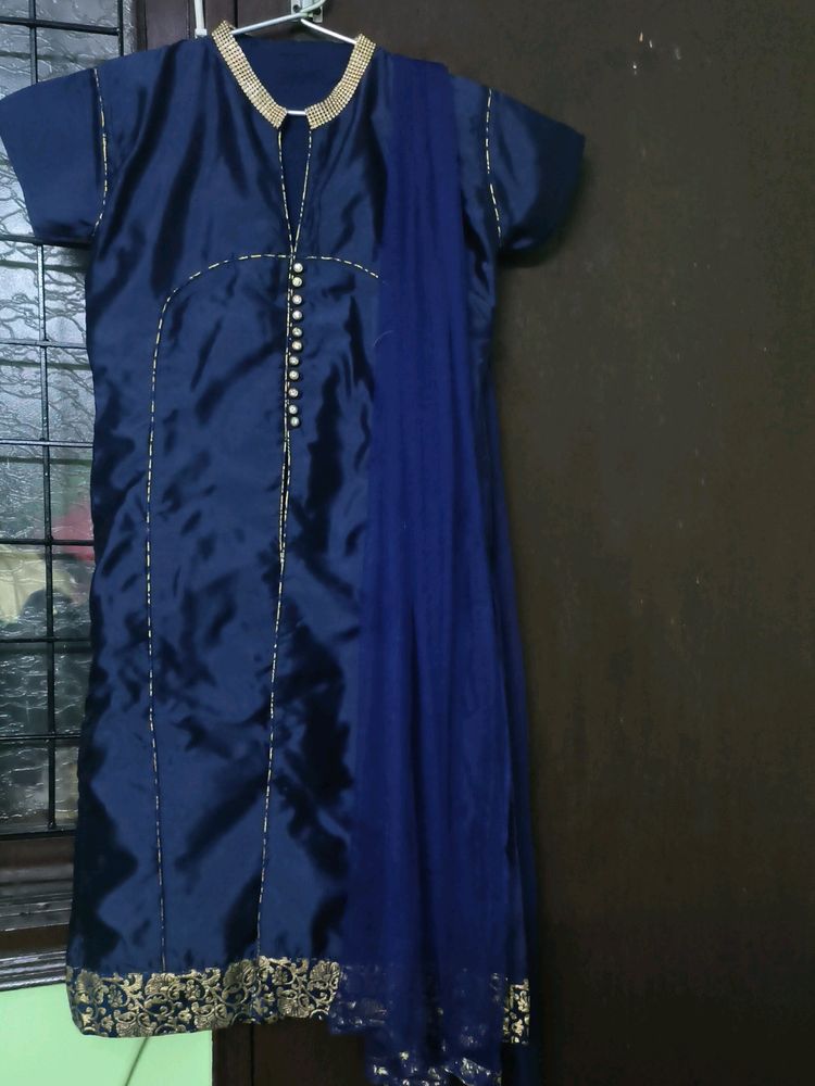 Kurta With Skirt And Dupatta