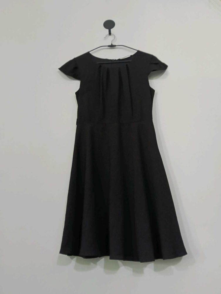 Flared Black Dress