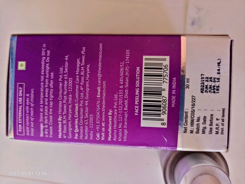Derma.Co  15%AHA1%BHA Beginner Face Peeling Solution