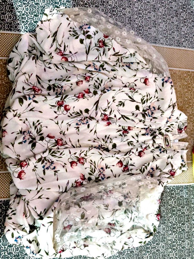 Floral Print Mini Dress