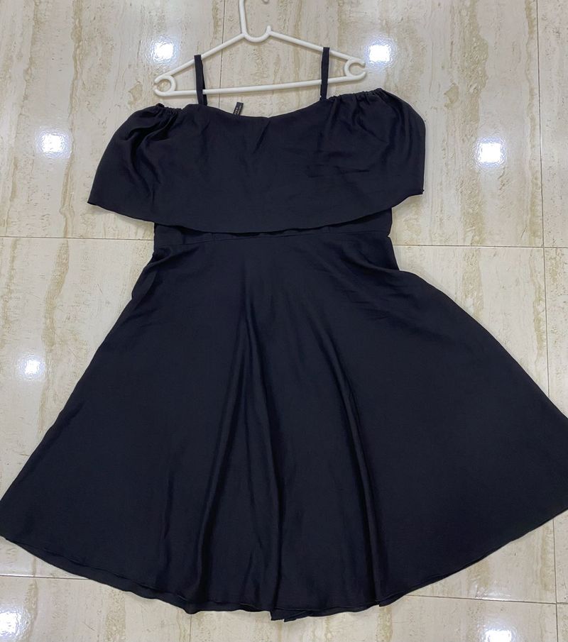 Off-Shoulder Black Dress