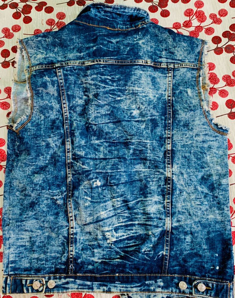 Denim Vest Jacket