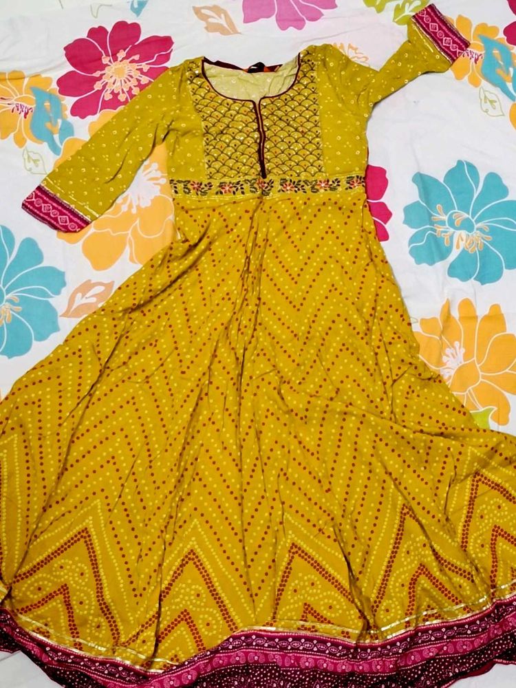 Ethnic Mustard Kurta