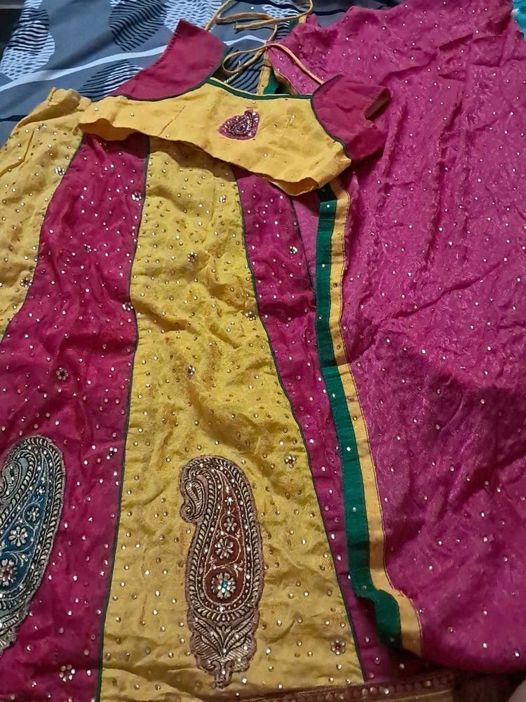 Indian Lehenga Choli Set