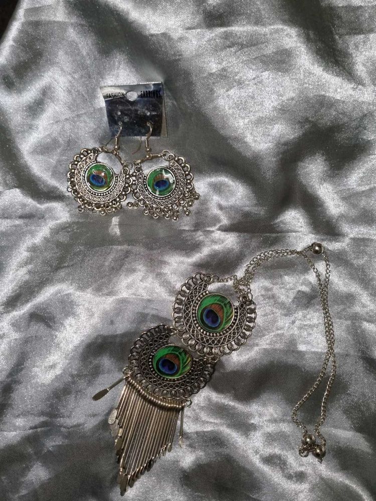 Peacock Jewellery Set