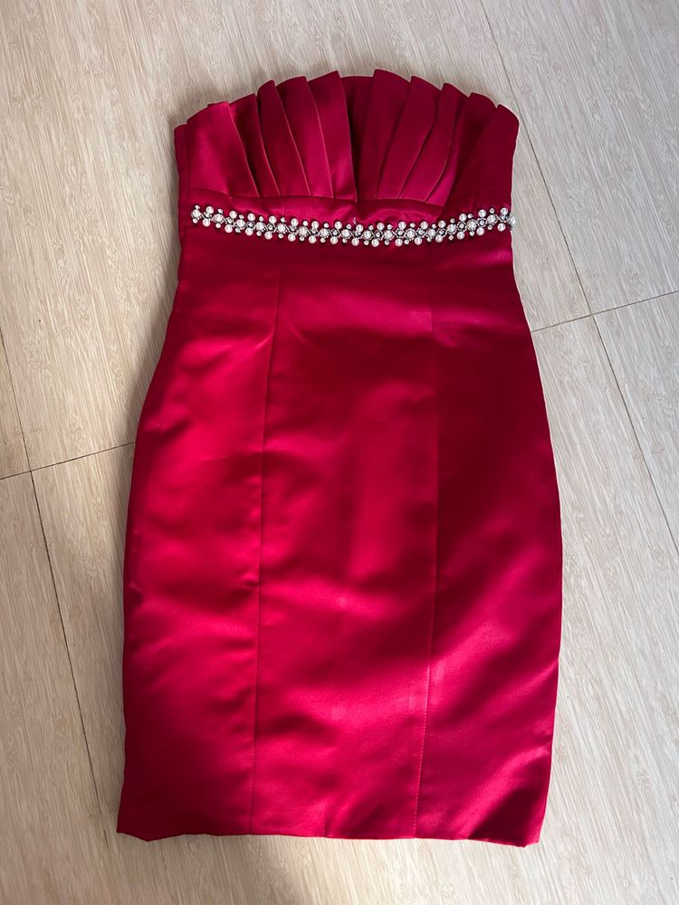 Red Strapless Party Dress DO NOT BARGAIN