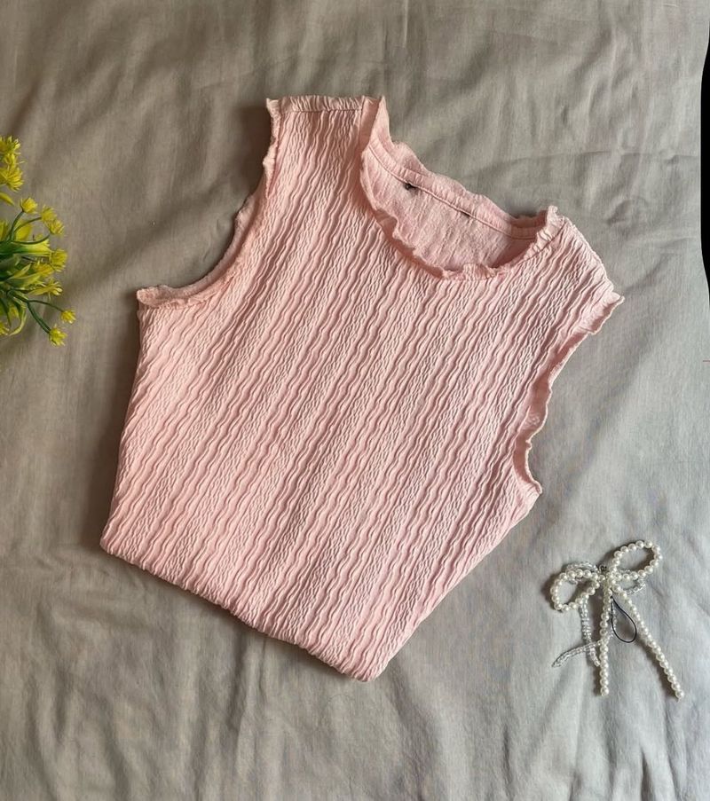 Pink Sleeveless Top (bust 30-33)