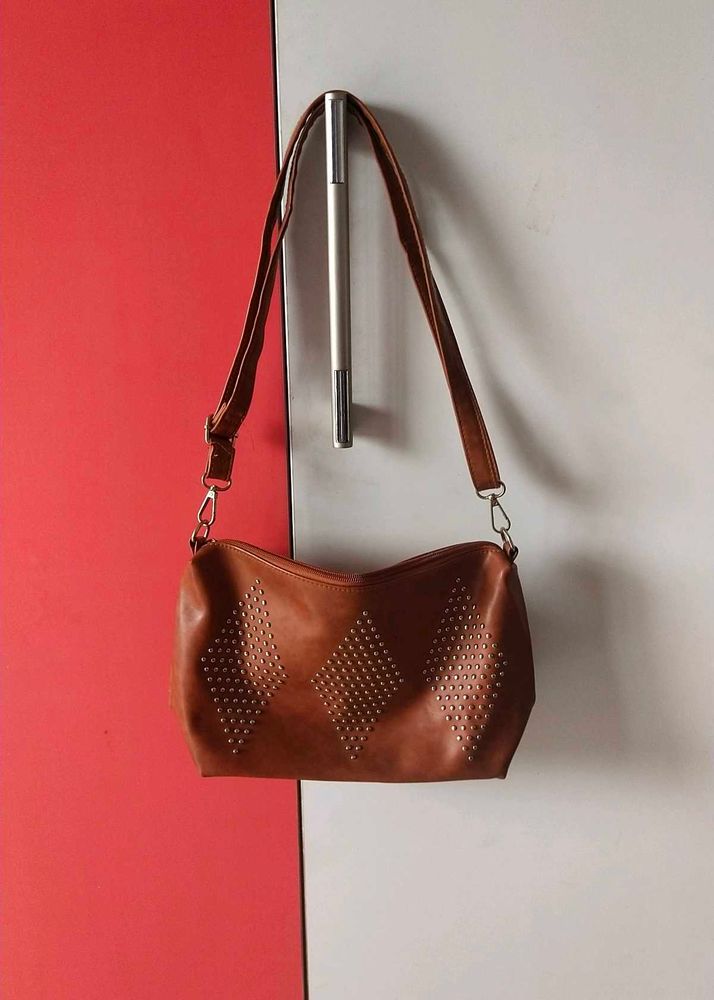 Brown Adjustable Crossbody/Shoulder Bag